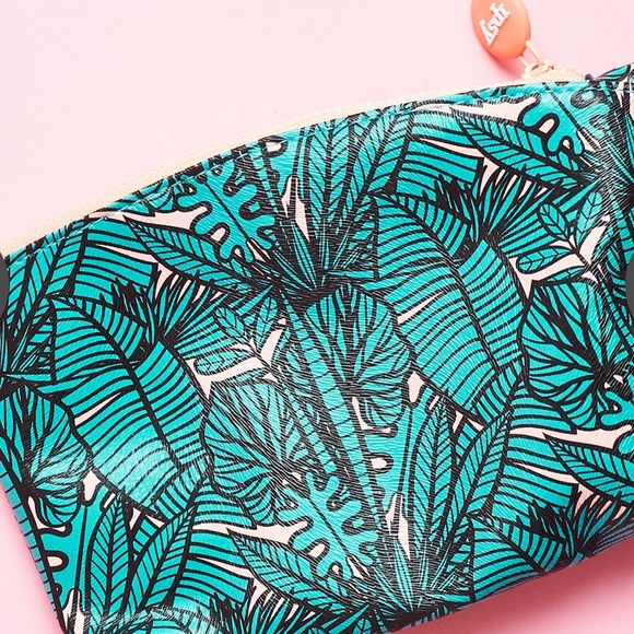IPSY TROPICAL THEMED GLAM COSMETIC CLUTCH BAG - Picture 4 of 8